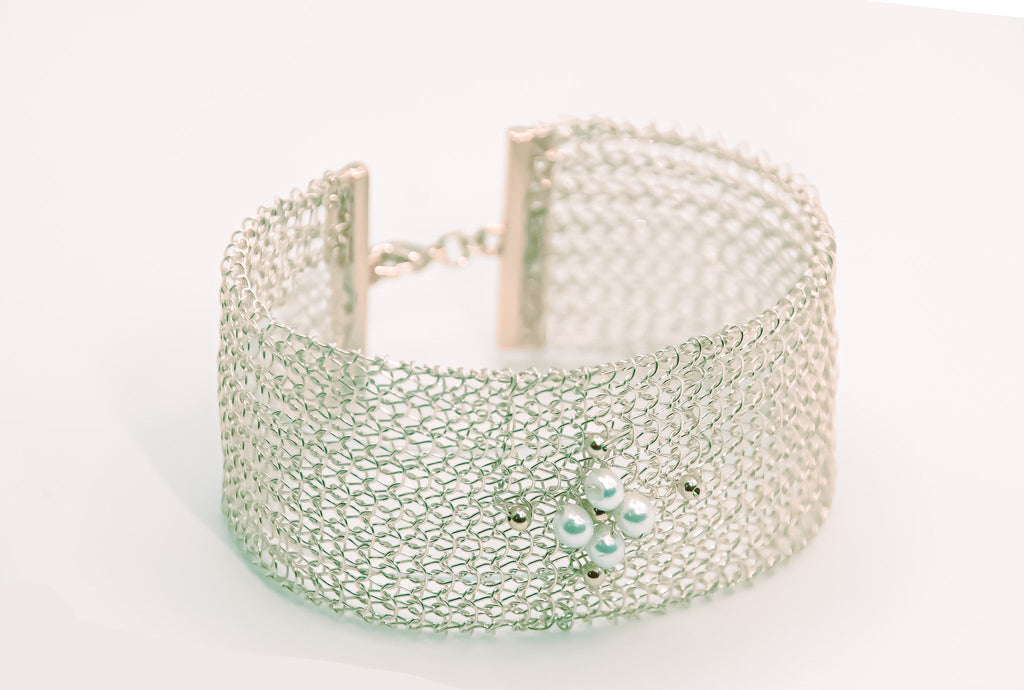 Manchette Fine perlée – Collection tissée