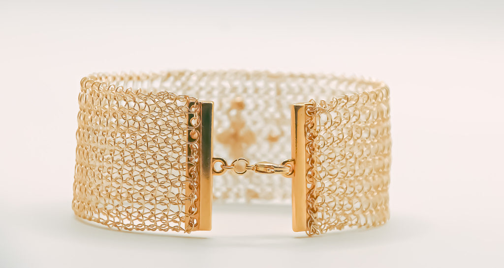 Manchette Fine perlée – Collection tissée