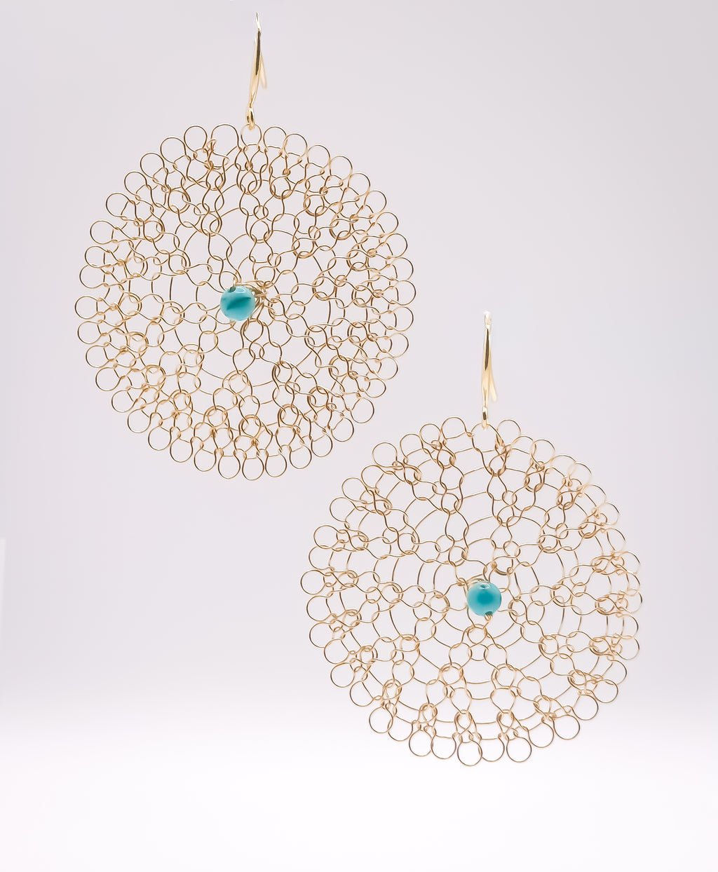 Floral Earrings - Woven Collection