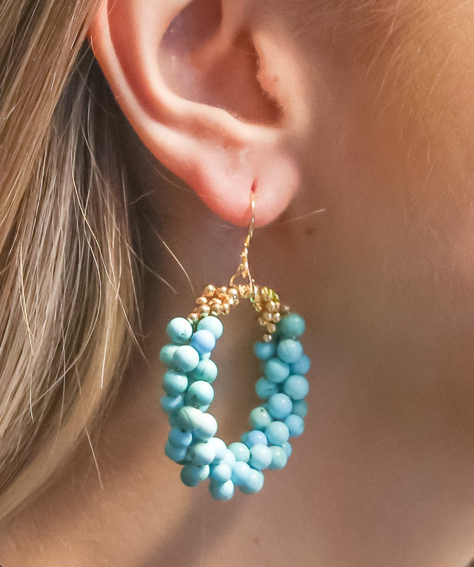 Créoles -  collection perlée