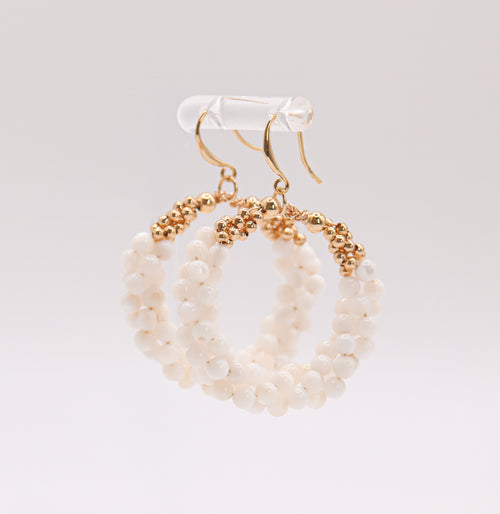 Créoles -  collection perlée