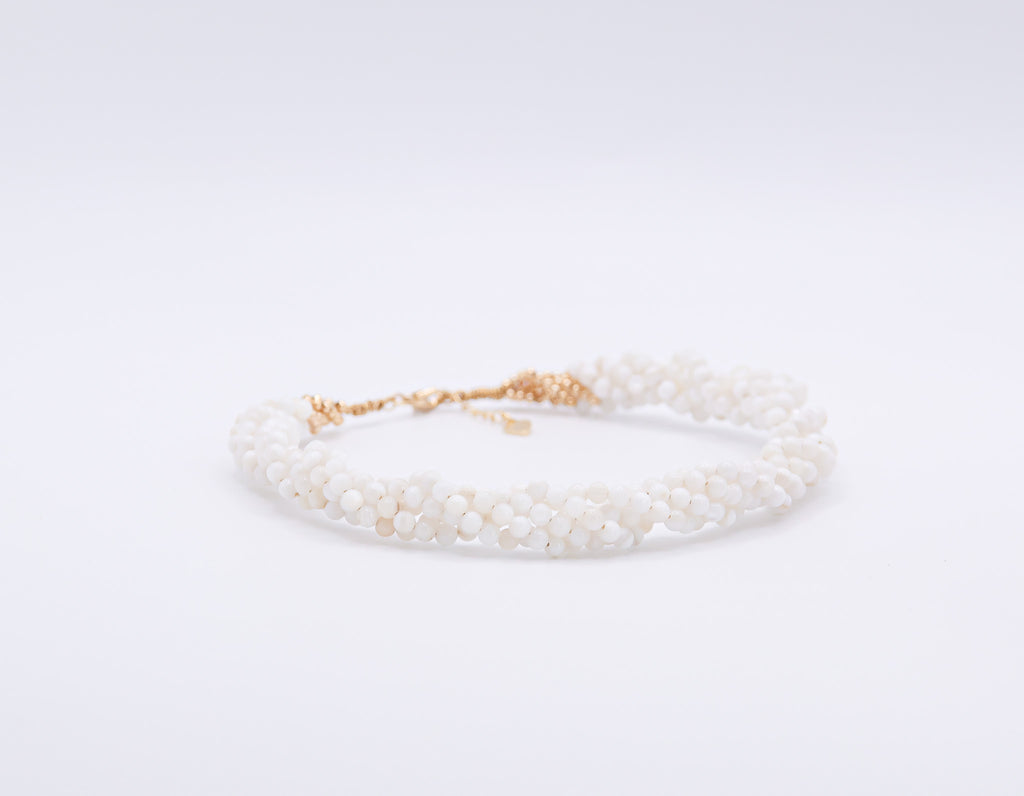 Chocker Nacre Pure Torsadée - Collection perlée