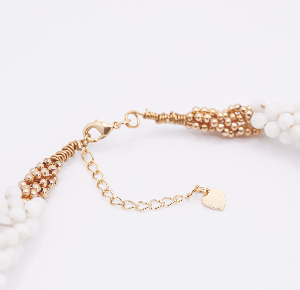 Chocker Nacre Pure Torsadée - Collection perlée